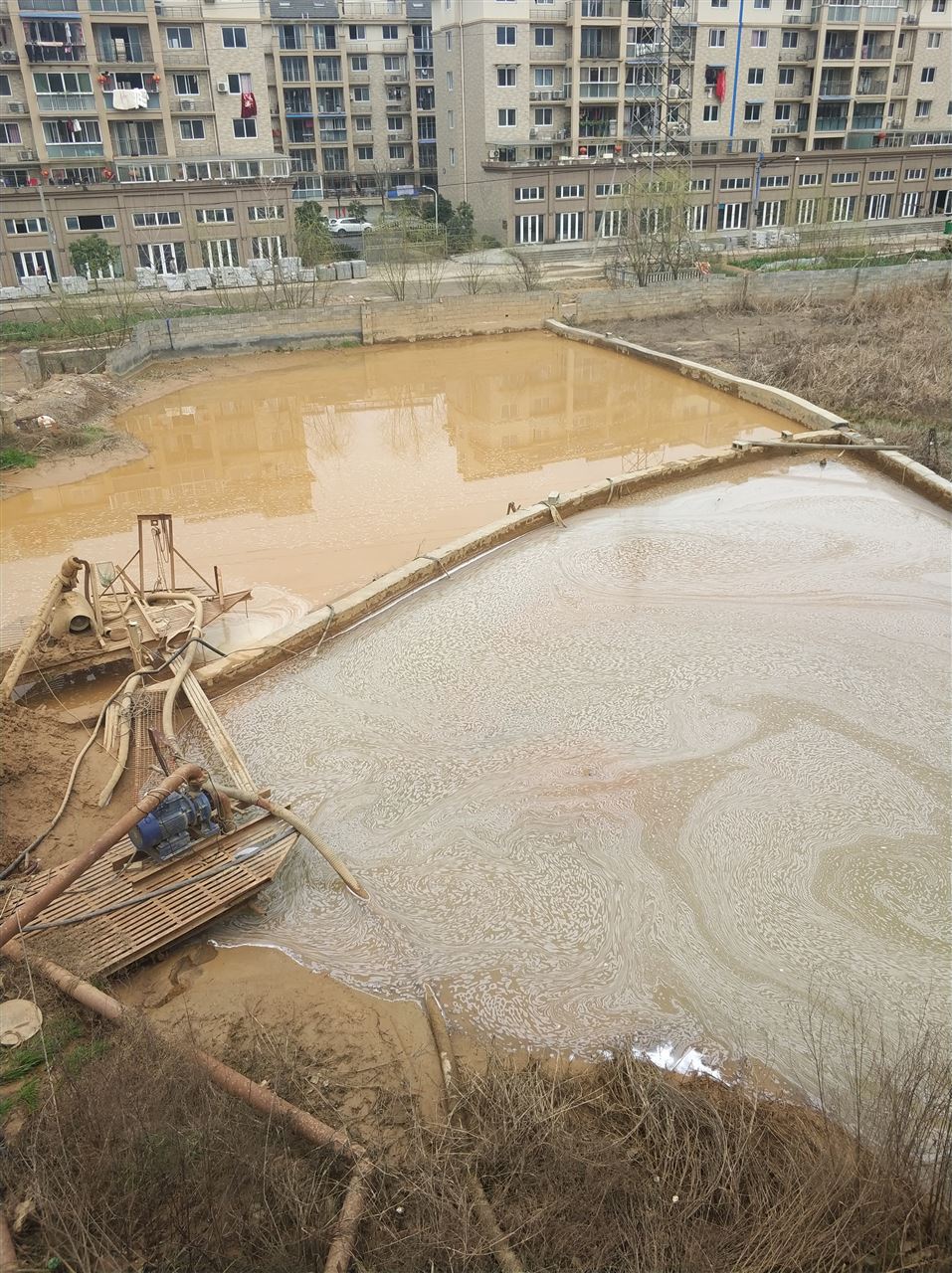 江安沉淀池淤泥清理-厂区废水池淤泥清淤